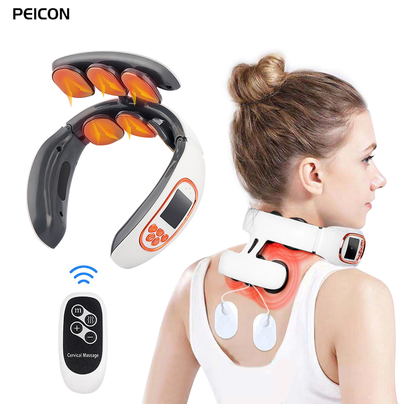 6 Heads Electric Neck and Back Pulse Massager with Heat Pain Relief Relaxation TENS Cervical Massager with Remote Control
6 Heads Electric Neck and Back Pulse Massager with Heat Pain Relief Relaxation TENS Cervical Massager with Remote Control