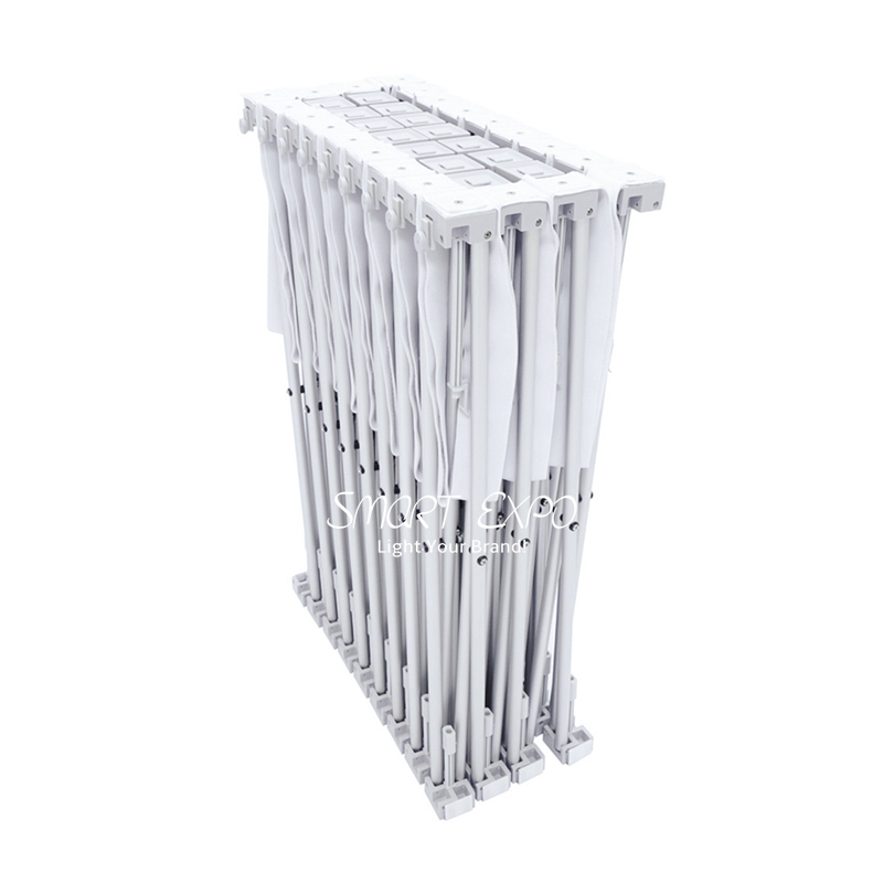 Straight Pop Up Banner Stands 20ft W600x225cm Retail Supplies Large Popup Booth with Custom Graphic Printing
