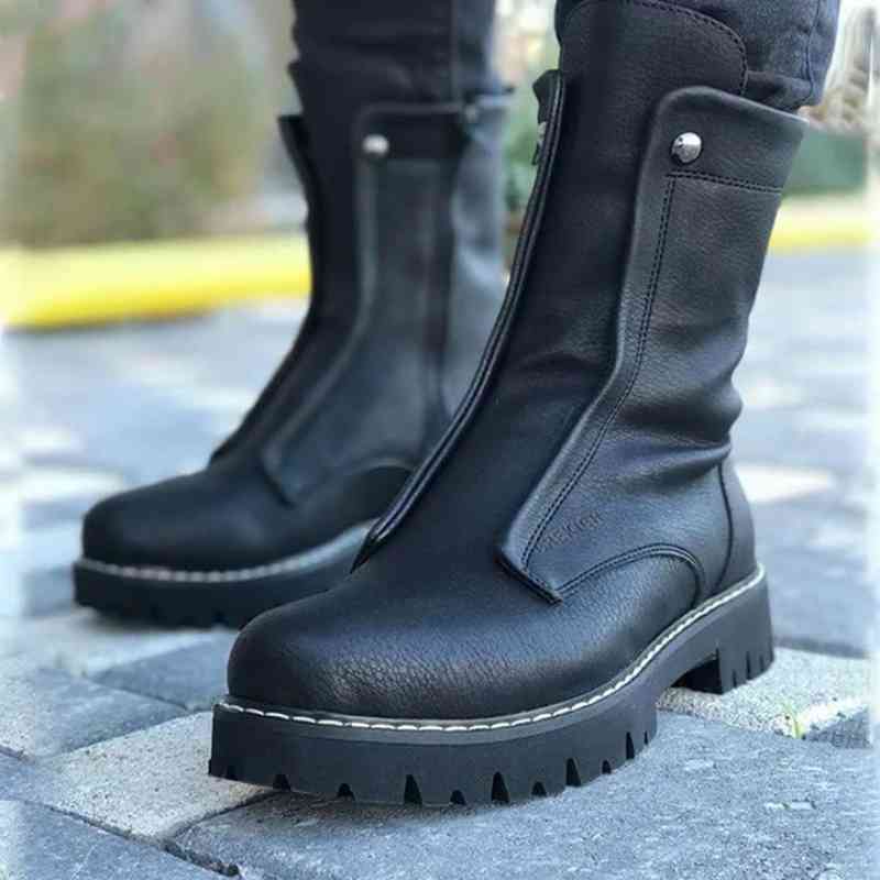 Boots Men's PU Black Round Toe Low Heel Waterproof Non-slip Comfortable Classic Fashion Daily Casual Work KA073 OCTK
Boots Men's PU Black Round Toe Low Heel Waterproof Non-slip Comfortable Classic Fashion Daily Casual Work KA073 OCTK