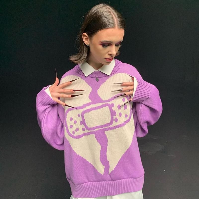 Women' Sweaters 2021 Autumn Winter Women Casual Long Sleeve Loose Sweater Fashion Creative Heart Pattern Round Neck Knitwear Pullover
Women' Sweaters 2021 Autumn Winter Women Casual Long Sleeve Loose Sweater Fashion Creative Heart Pattern Round Neck Knitwear Pullover