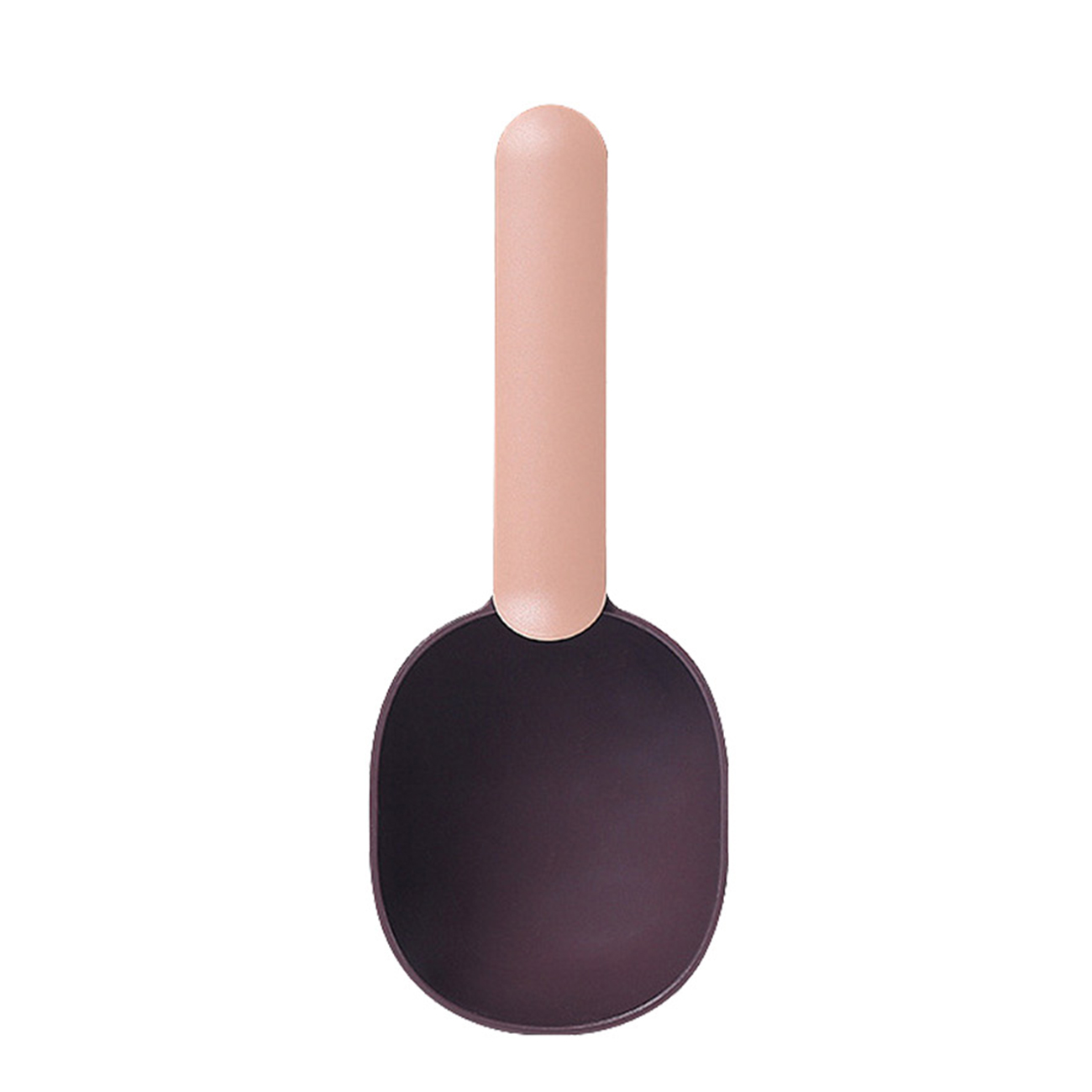 Multifunctional Dog Spoon Pet Feeding Spoon With Sealed Bag Clip Creative Measuring Cup Curved Design,Easy To Clean