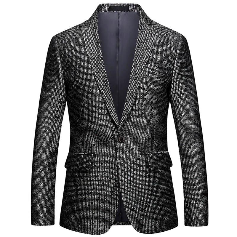 Men's Suits & Blazers PAULKONTE Flash Diamond Mostly Male Blazer High Quality Man's Jacket Fashion Business Party Single West Slim Wild For, Black
Men's Suits & Blazers PAULKONTE Flash Diamond Mostly Male Blazer High Quality Man's Jacket Fashion Business Party Single West Slim Wild For, Black