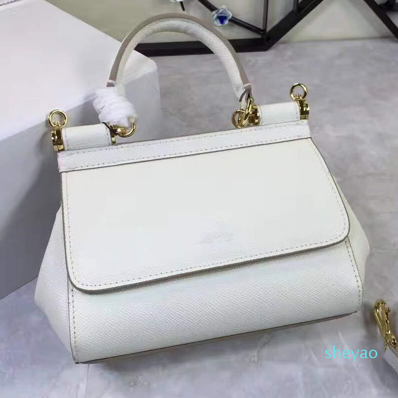 2021 new 20CM Miss Sicily Mini Bag palm print multicolor calfskin leather Fashion temperament Handbag Shoulder Messenger Bag, White
2021 new 20CM Miss Sicily Mini Bag palm print multicolor calfskin leather Fashion temperament Handbag Shoulder Messenger Bag, White