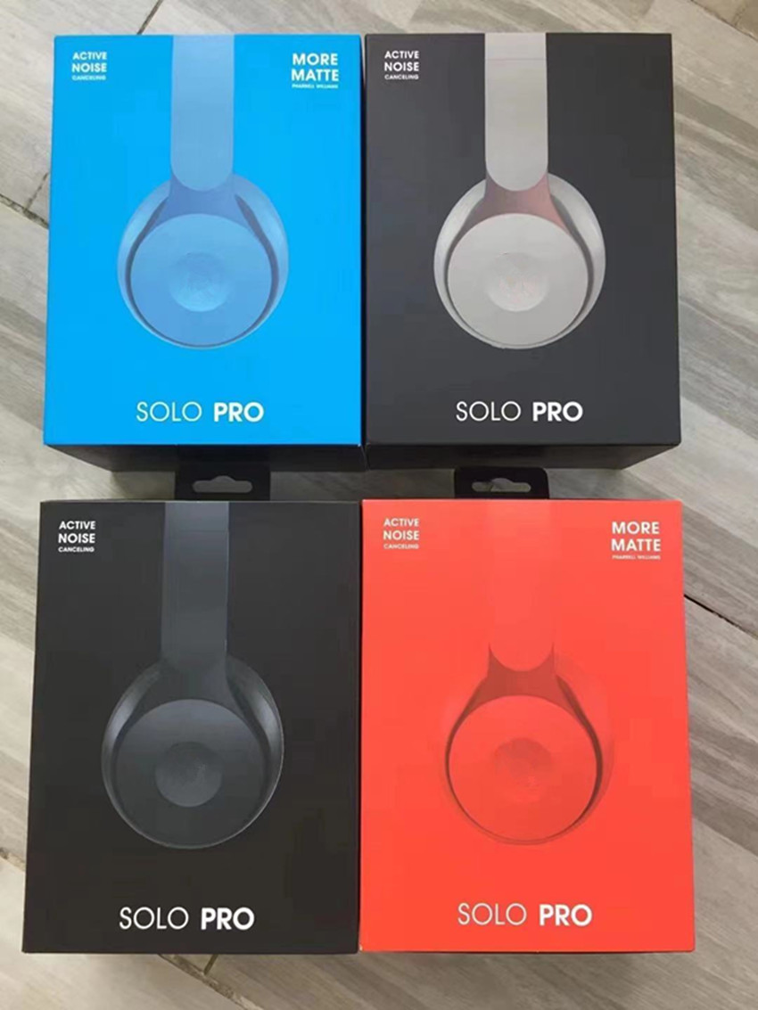 Newest solo pro Wireless headphones Bluetooth Headphones headset Deep Bass Earphone With Retail Box Support Pop up Window от DHgate WW