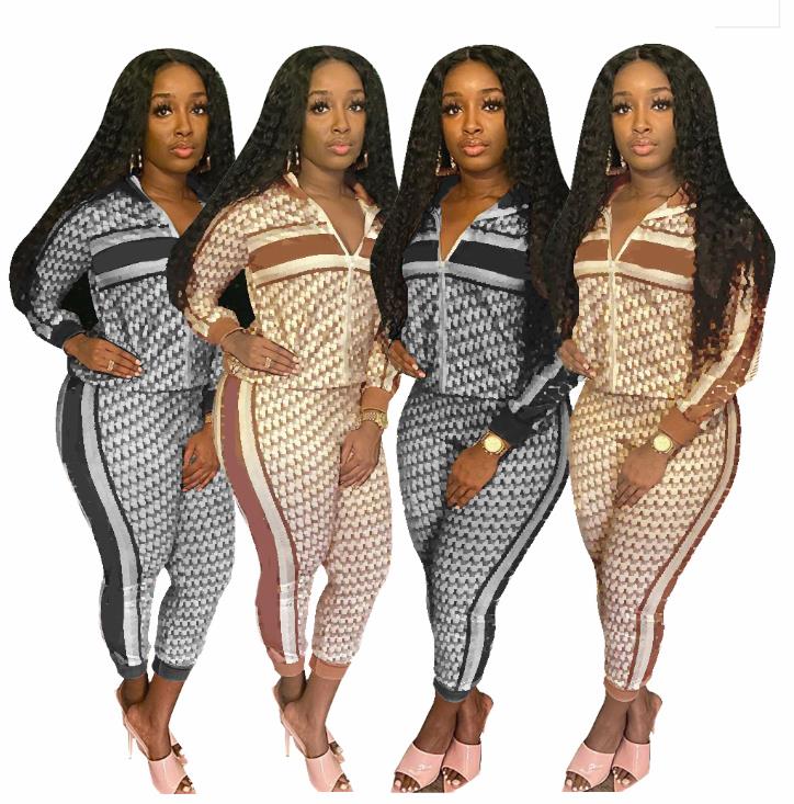 Spring Autumn women casual sport suits fashion printed letter zipper jackets+pants 2pcs set female clothing outfits jogging suit casual jogging suits, Pink
Spring Autumn women casual sport suits fashion printed letter zipper jackets+pants 2pcs set female clothing outfits jogging suit casual jogging suits, Pink