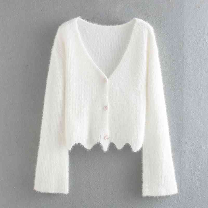 elegant women oversize woolen sweaters fashion ladies soft white sweater casual female streetwear knitwear girls chic 210430