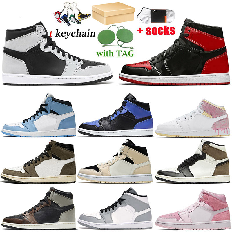 With Box Mens Womens Basketball Shoes Top Quality Jumpman 1 1s white off Trainers Prototype Grey Camo High Dio Mid Black Chile Red Shadow Sports Sneakers, B20 travis 36-46
With Box Mens Womens Basketball Shoes Top Quality Jumpman 1 1s white off Trainers Prototype Grey Camo High Dio Mid Black Chile Red Shadow Sports Sneakers, B20 travis 36-46