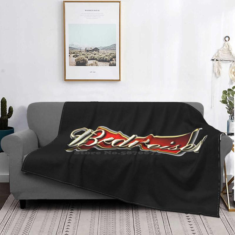 

Blankets Untitled Air Conditioning Blanket Soft Warm Light Thin Budweiser Beer Logo