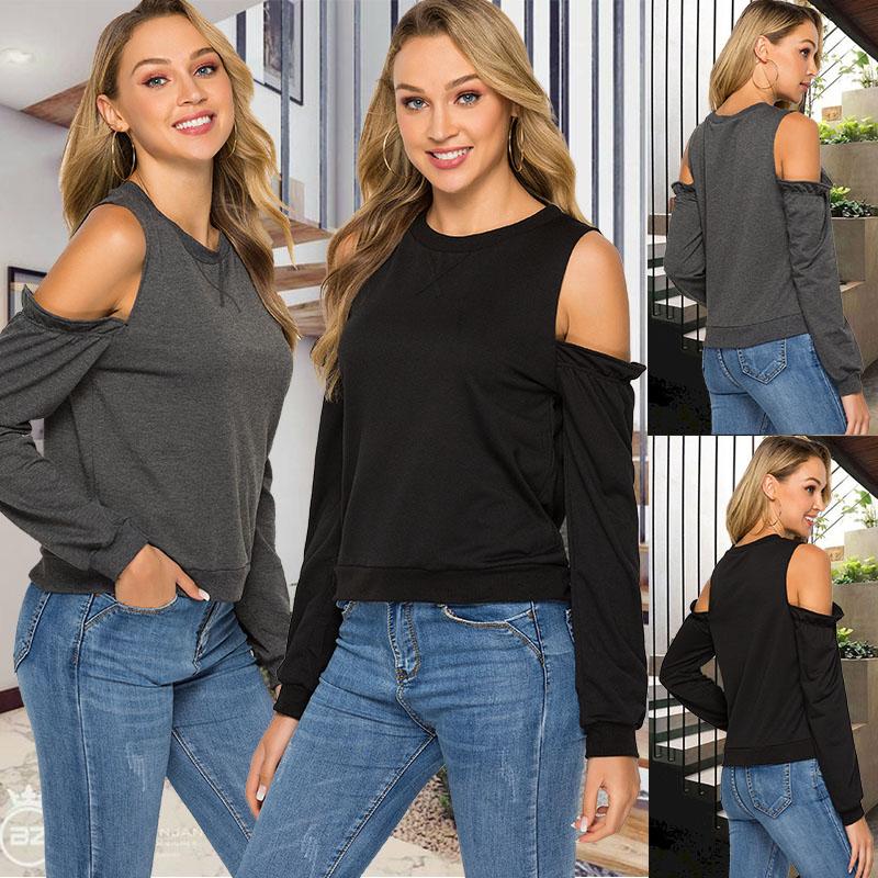Women' Hoodies & Sweatshirts Sexy Cold Shoulder Long Plain Slim Ruffle Sweatshirt Teen Woman Girls Hip Streetwear Female TopsWomen, Black
Women' Hoodies & Sweatshirts Sexy Cold Shoulder Long Plain Slim Ruffle Sweatshirt Teen Woman Girls Hip Streetwear Female TopsWomen, Black