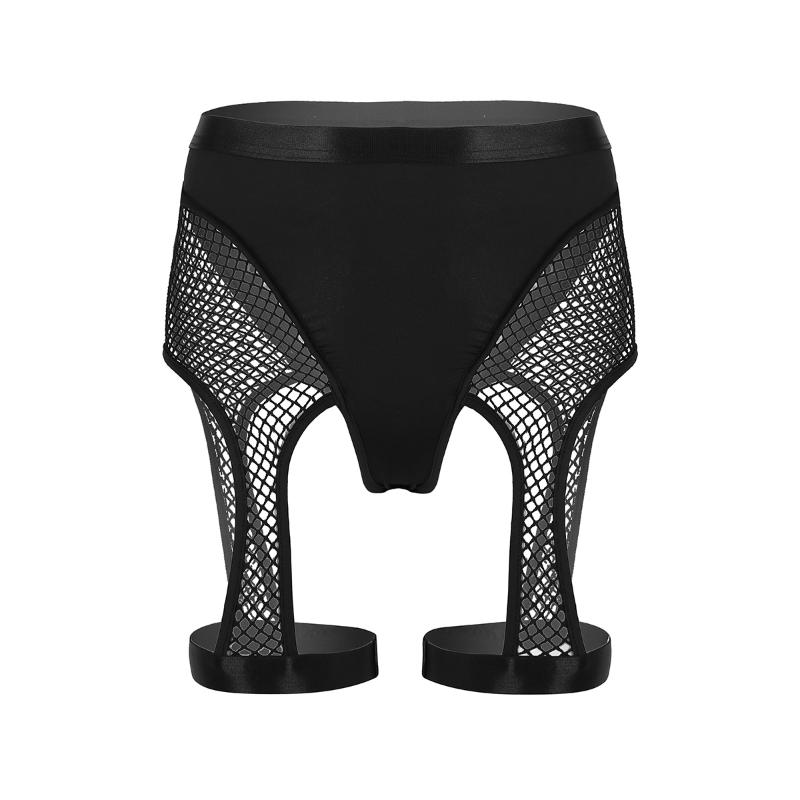 Mesh Black Shorts Women Summer Sexy High Waist See Through Fishnet Splice Cutout Booty Rave Festival Elastic Short Pants Women's