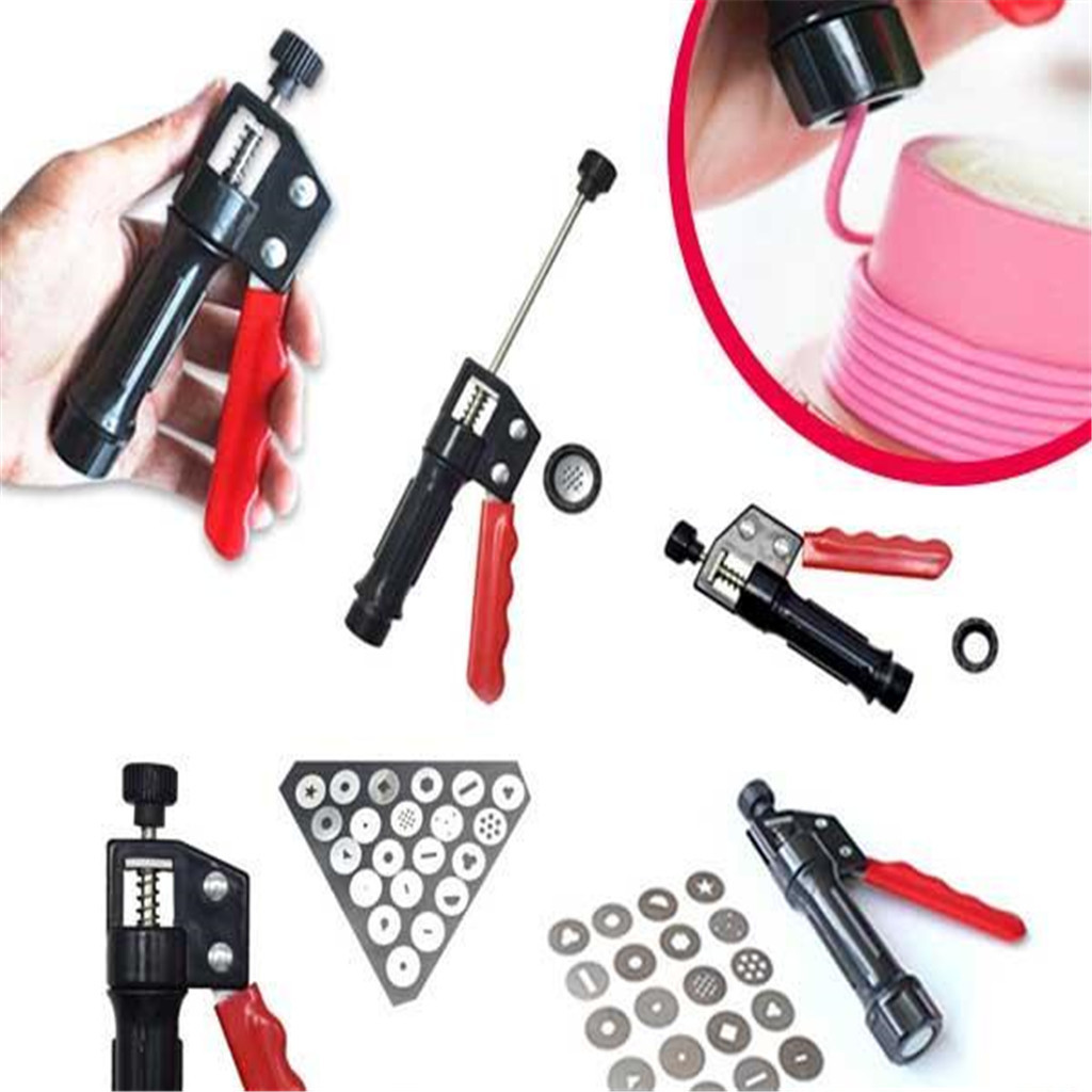 Cake tools fondant cream squeezing mud ceramic like mud shake decoration extrusive dessert + 21pcs mixes cakes in various ways