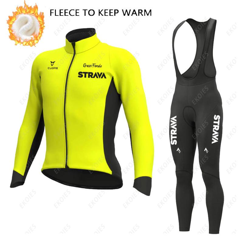 Racing Sets Strava Winter Thermal Fleece Bike Jersey Set Men Cycling Clothes Sport Riding Clothing Bib Pants Warm Ropa De Ciclismo, Black;blue
Racing Sets Strava Winter Thermal Fleece Bike Jersey Set Men Cycling Clothes Sport Riding Clothing Bib Pants Warm Ropa De Ciclismo, Black;blue