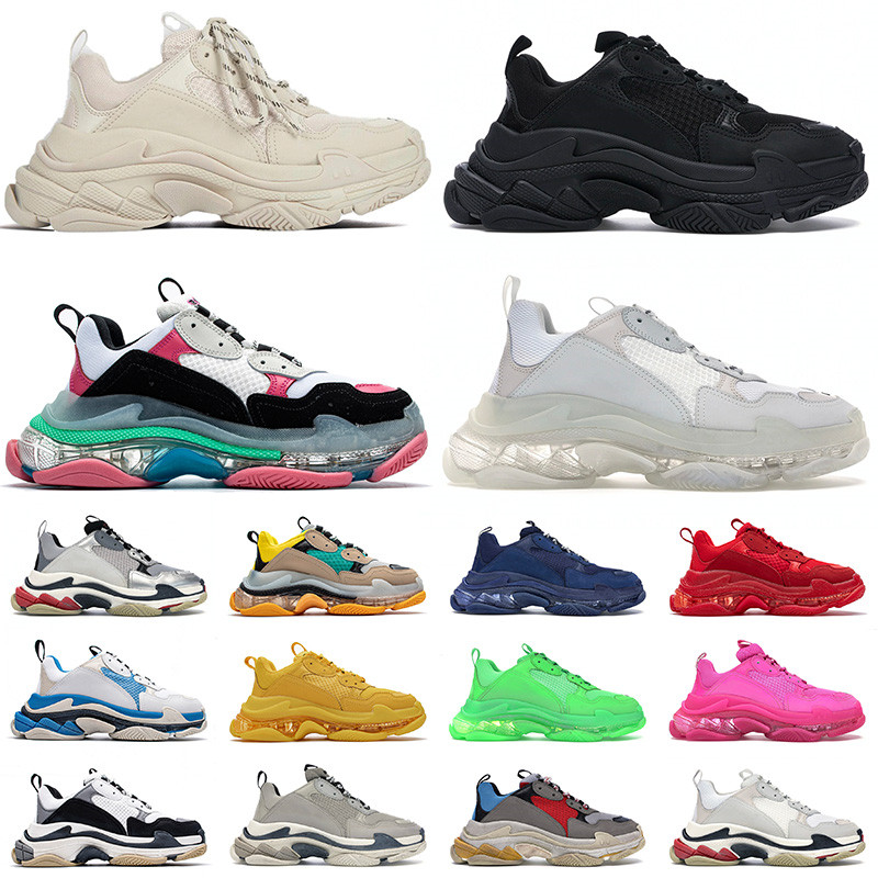 Designer Shoes fashion sneakers clear sole triple s casual dad shoes platform 17FW paris vintage old crystal bottom triple-s designer sports, C7
Designer Shoes fashion sneakers clear sole triple s casual dad shoes platform 17FW paris vintage old crystal bottom triple-s designer sports, C7