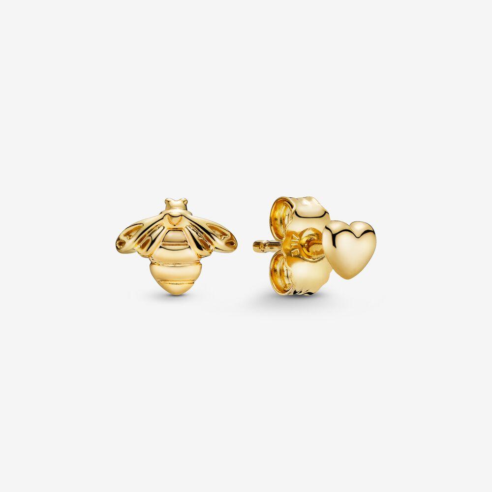 100% Authentic 925 Sterling Silver Bee & Heart Stud Earrings Fashion Wedding Jewelry Accessories For Women Gift, Golden;silver
100% Authentic 925 Sterling Silver Bee & Heart Stud Earrings Fashion Wedding Jewelry Accessories For Women Gift, Golden;silver