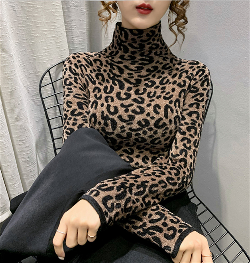Designer Women's knits V-neck knitting Sweaters Velvet pile thick turtleneck bottom sweater for ladies luxury Girls Coats jumper Tops, Brown 1
Designer Women's knits V-neck knitting Sweaters Velvet pile thick turtleneck bottom sweater for ladies luxury Girls Coats jumper Tops, Brown 1