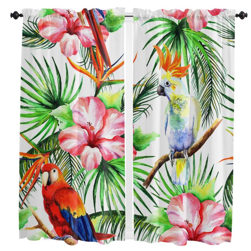 Curtain & Drapes Colorful Parrot Tropical Plants For Living Room Kids Bedroom Kitchen Window Curtains Home Essentials Interior
Curtain & Drapes Colorful Parrot Tropical Plants For Living Room Kids Bedroom Kitchen Window Curtains Home Essentials Interior