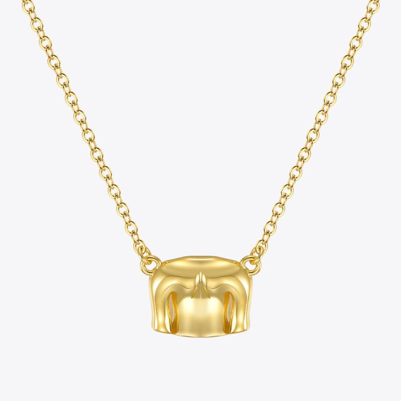 Pendant Necklaces ENFASHION Aesthetic 3D Breast Necklace For Women Gold Color Choker Party 2021 Body Fashion Jewelry Collier P213198