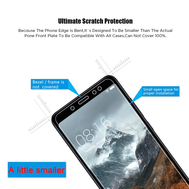 Cell Phone Screen Protectors Glass Film 9H HD Tempered Glass for Xiaomi Redmi 9 9A 9C 9i Anti-Scratch Screen Protectors for Redmi Note