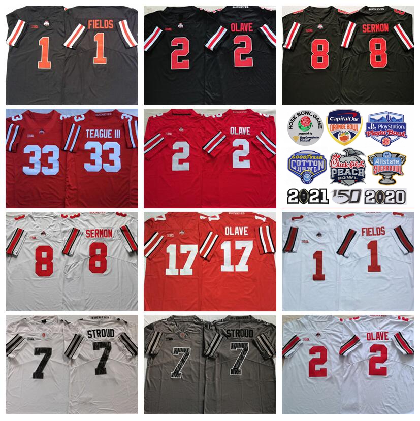 NCAA Football Ohio State Buckeyes College 8 Trey Sermon Jersey University 2 Chris Olave 7 CJ Stroud 1 Justin Fields 33 Master Teague III Red Black White Grey Men Sale, 8 red
NCAA Football Ohio State Buckeyes College 8 Trey Sermon Jersey University 2 Chris Olave 7 CJ Stroud 1 Justin Fields 33 Master Teague III Red Black White Grey Men Sale, 8 red