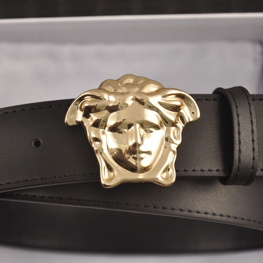 Gift Box Medusa Head Leather Belt Smooth Buckle Mens and Womens Fashion All-Matching Social Korean Style Hair Stylist Pant Belt, Black
Gift Box Medusa Head Leather Belt Smooth Buckle Mens and Womens Fashion All-Matching Social Korean Style Hair Stylist Pant Belt, Black