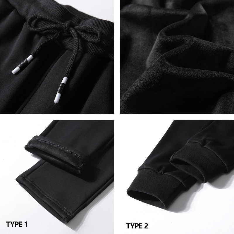 Winter Warm Pants Men Cotton Fitness Sportswear Tracksuit Bottoms Skinny Sweatpants Trousers Track Mens Joggers M-8XL K340 210818