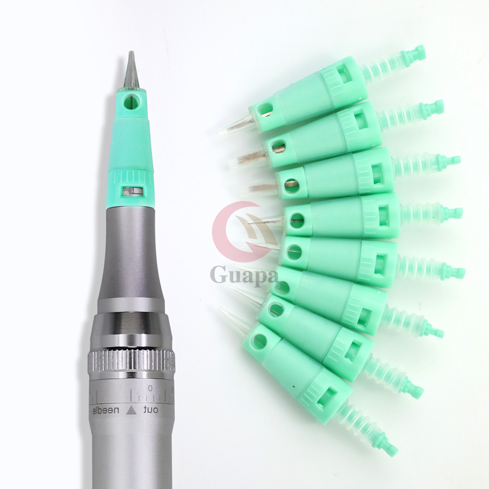Green Color Bayonet Tattoo Cartridge Needles Permanent Makeup Eyebrow Lip Tattoo Needles with 1P 3P 5P 5F 7F Needle Cartridge
Green Color Bayonet Tattoo Cartridge Needles Permanent Makeup Eyebrow Lip Tattoo Needles with 1P 3P 5P 5F 7F Needle Cartridge