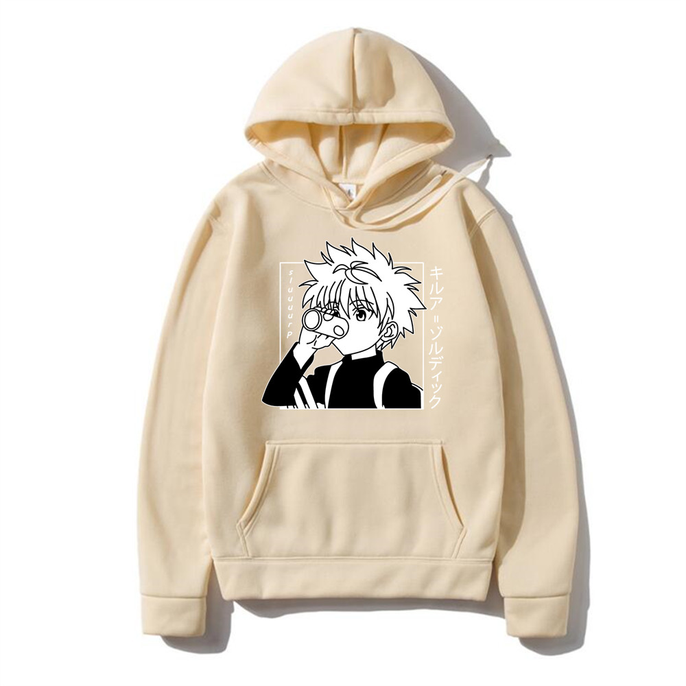 Cute Ms Hoodies Hunter X Hunter Men Women Pullovers Hoodies Sweatshirts Killua Zoldyck Hisoka 90s Anime Hoody Streetwear Tops, Black
Cute Ms Hoodies Hunter X Hunter Men Women Pullovers Hoodies Sweatshirts Killua Zoldyck Hisoka 90s Anime Hoody Streetwear Tops, Black