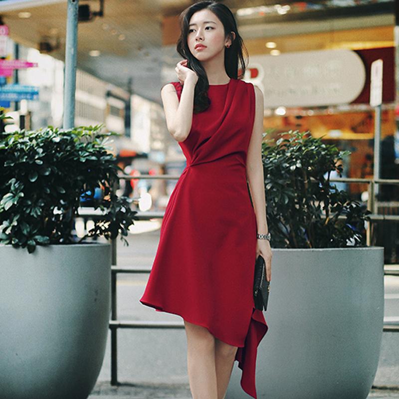 Casual Dresses Red Elegant Asymmetrical Dress Women Summer Ruffles Swing Special Occasion Evening Party Vestidos TAD715
Casual Dresses Red Elegant Asymmetrical Dress Women Summer Ruffles Swing Special Occasion Evening Party Vestidos TAD715