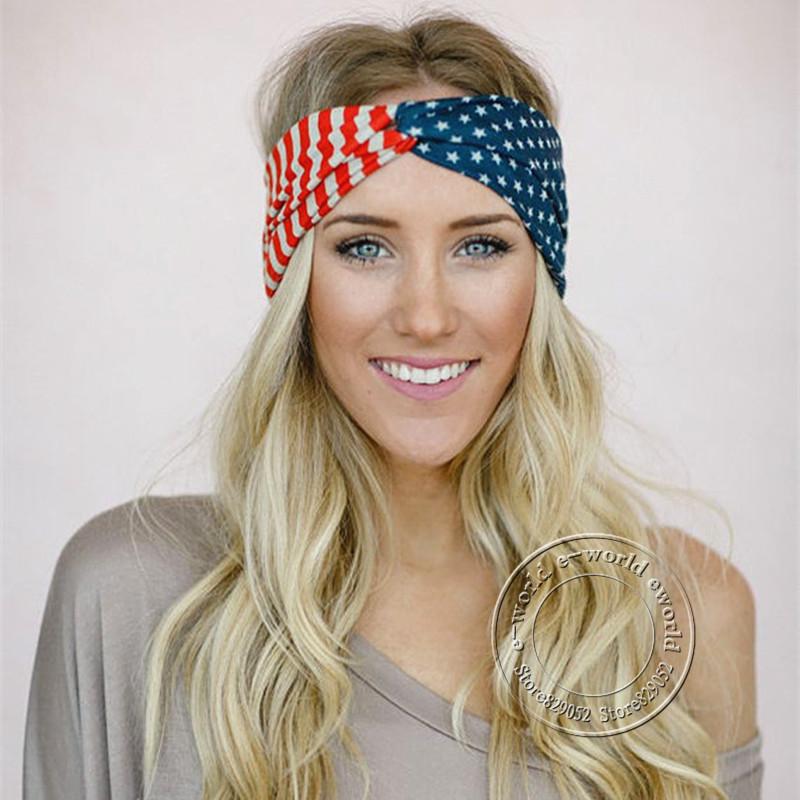 Unisex American Flag Cotton Elastic ClothTurban Headbands For Women USA Star Stripes Bow Headband Hairbands Bandana Headwrap Hair Clips & Ba
Unisex American Flag Cotton Elastic ClothTurban Headbands For Women USA Star Stripes Bow Headband Hairbands Bandana Headwrap Hair Clips & Ba