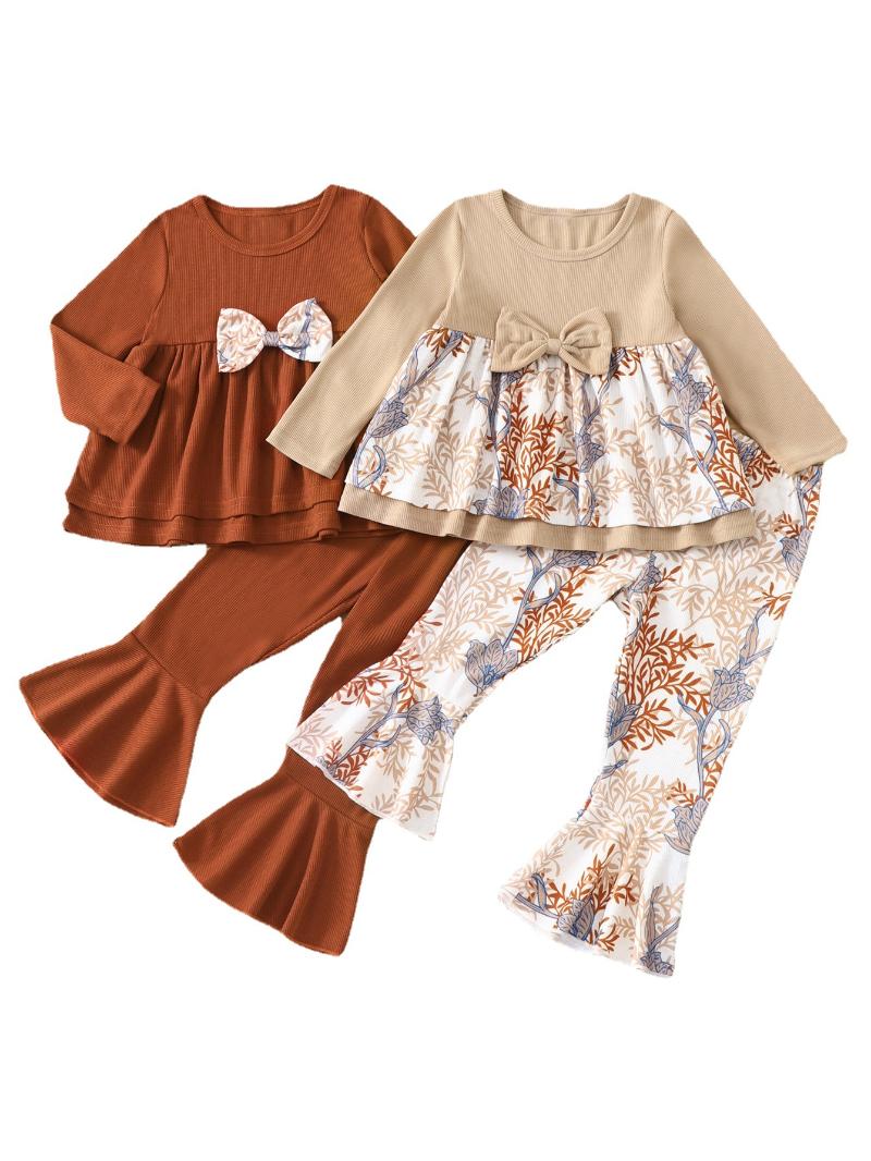 Clothing Sets Kids Autumn Winter Floral For Girls Tan Color Dress Girl Long Sleeve Party Ruffle Outfits Children With Bow Wholesale, White
Clothing Sets Kids Autumn Winter Floral For Girls Tan Color Dress Girl Long Sleeve Party Ruffle Outfits Children With Bow Wholesale, White