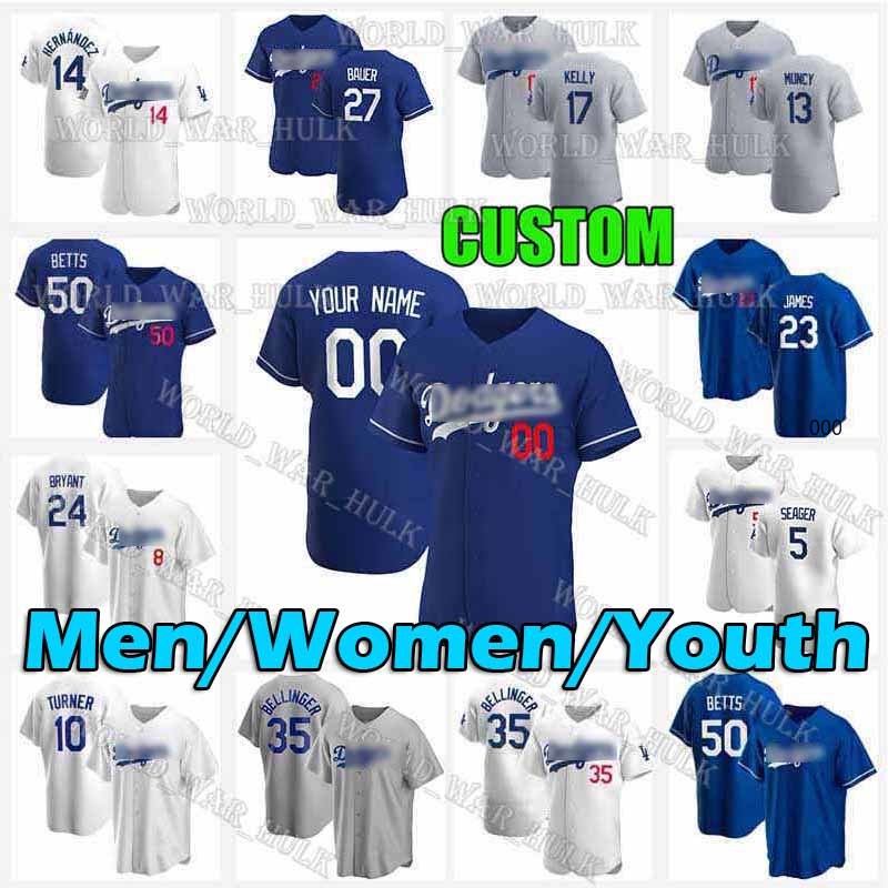 2021 New Custom Men Youth Women Dodgers Corey Seager 50 Mookie Betts 27 Trevor Bauer Los Clayton Kershaw Baseball Jerseys Angeles, Blue;black
2021 New Custom Men Youth Women Dodgers Corey Seager 50 Mookie Betts 27 Trevor Bauer Los Clayton Kershaw Baseball Jerseys Angeles, Blue;black