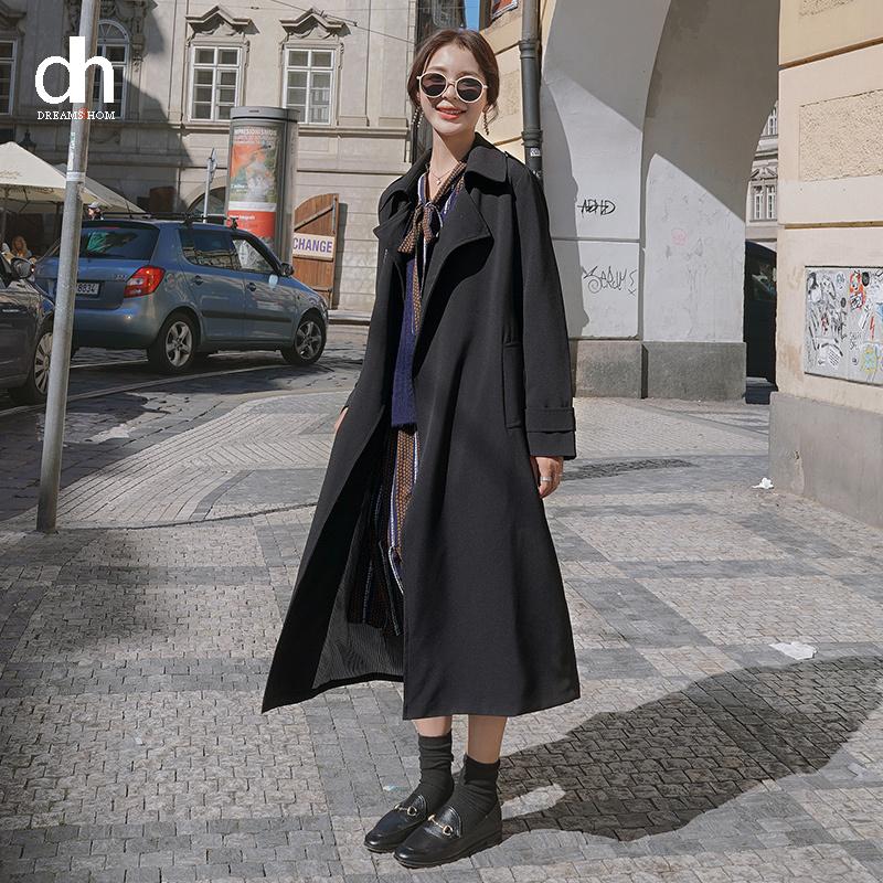 Women's Trench Coats DH Fashion Long Black Coat Female Outerwear Spring Autumn For Women With Belt Waterproof Duster Cloak Lady, Tan;black
Women's Trench Coats DH Fashion Long Black Coat Female Outerwear Spring Autumn For Women With Belt Waterproof Duster Cloak Lady, Tan;black
