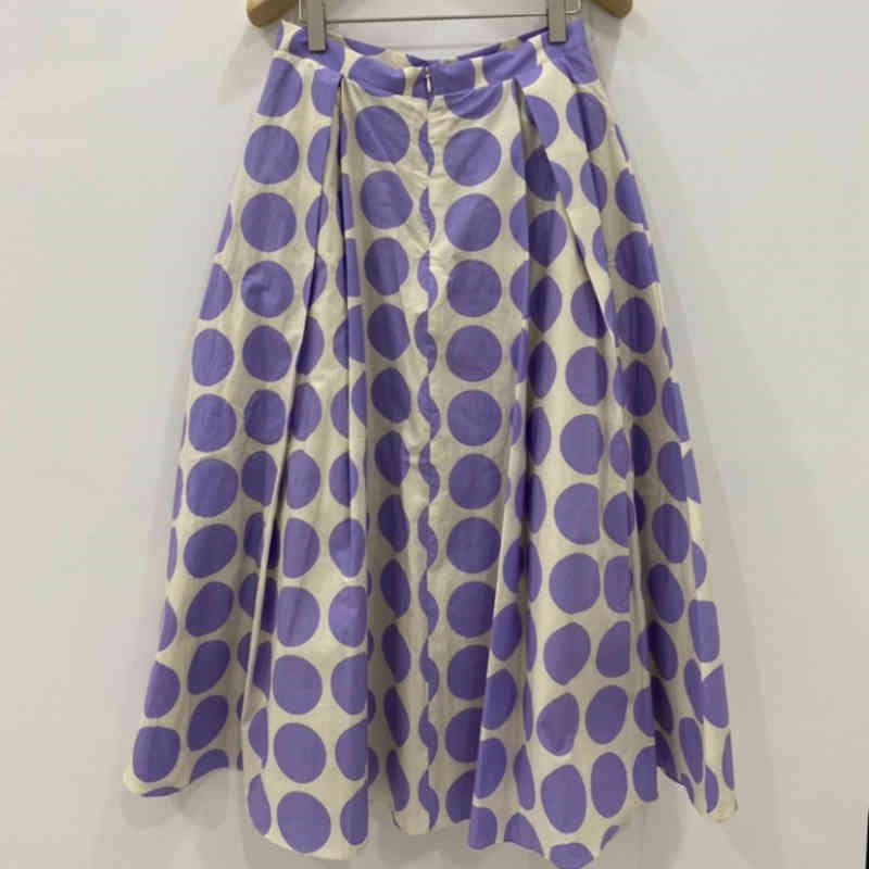 Nomikuma Woman Skirts Korean Dot High Waist A-line Mid-calf Bottoms Summer New Sweet Skirt Faldas Mujer 6G822 210427
