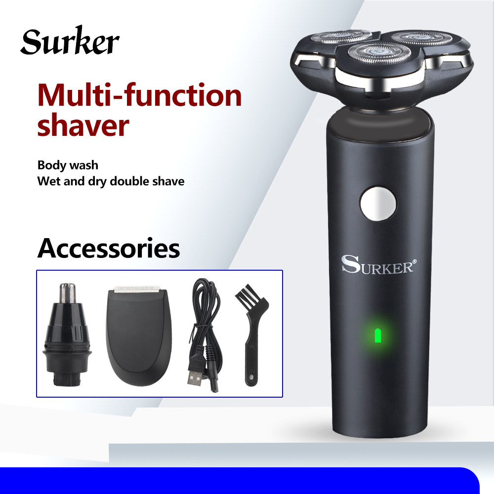 3 in 1 Men Electric Shaver USB Rechargeable Electric Razor Shaving Machine Clipper Beard Trimmer Washable Wet-Dry Dual Use
3 in 1 Men Electric Shaver USB Rechargeable Electric Razor Shaving Machine Clipper Beard Trimmer Washable Wet-Dry Dual Use