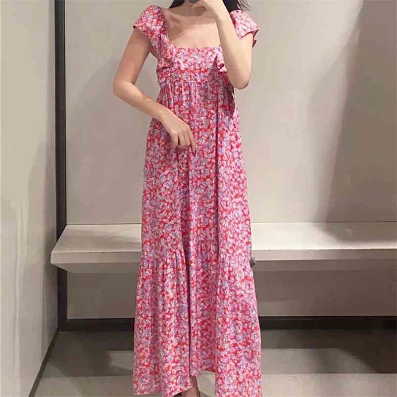 Summer Maxi Long Dress Fashion Women Sexy Boho Printed strappy pleated dress Vestidos For Female Bigsweety 210524, Pink
Summer Maxi Long Dress Fashion Women Sexy Boho Printed strappy pleated dress Vestidos For Female Bigsweety 210524, Pink