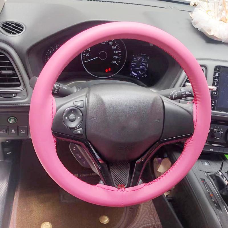 Steering Wheel Covers Soft Microfiber Leather Breathable Cover Quality Automobile Steering-Wheel Braid For Universal Car(PIink)
Steering Wheel Covers Soft Microfiber Leather Breathable Cover Quality Automobile Steering-Wheel Braid For Universal Car(PIink)