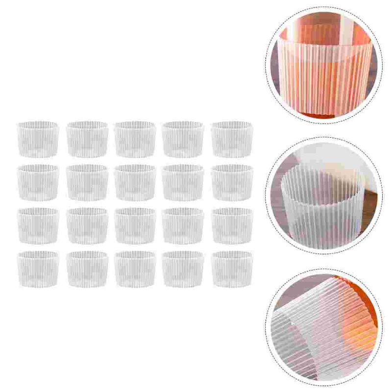 Disposable Cups & Straws 50pcs Anti-skid Cup Sleeves Portable Covers Tea Supply Transparent
Disposable Cups & Straws 50pcs Anti-skid Cup Sleeves Portable Covers Tea Supply Transparent