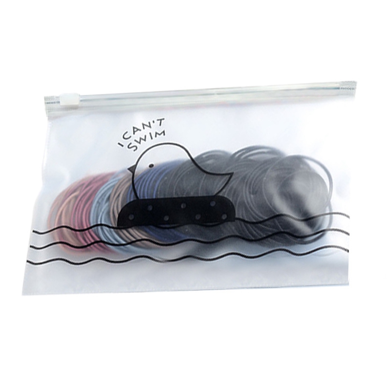 50Pcs/Set Women Girls Colors Soft Scrunchies Elastic Hair Band Lady Lovely Solid Rubber Bands Female Hairs Accessories 0386