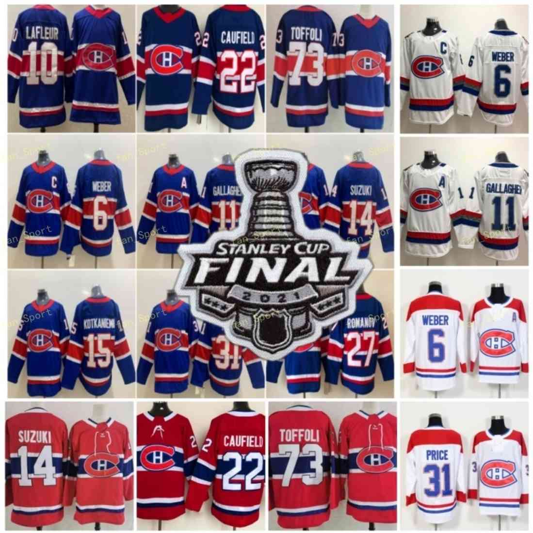 Stanley Cup Final Montreal Canadiens Jersey 22 Cole Caufield 14 Nick Suzuki 31 Carey Price 73 Tyler Toffoli 15 Jesperi Kotkaniemi 27 Romanov 6 Weber 10 Guy Lafleur, No patch
Stanley Cup Final Montreal Canadiens Jersey 22 Cole Caufield 14 Nick Suzuki 31 Carey Price 73 Tyler Toffoli 15 Jesperi Kotkaniemi 27 Romanov 6 Weber 10 Guy Lafleur, No patch