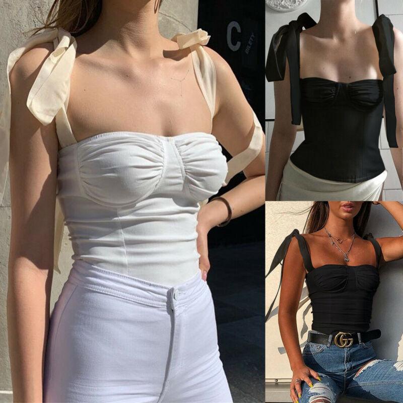Women's Tanks & Camis Sexy Fashion Women Sleeveless Bodycon Bust Casual Blouse Bandage Crop Solid Slim Tank Tops Vest Tube Summer, White
Women's Tanks & Camis Sexy Fashion Women Sleeveless Bodycon Bust Casual Blouse Bandage Crop Solid Slim Tank Tops Vest Tube Summer, White