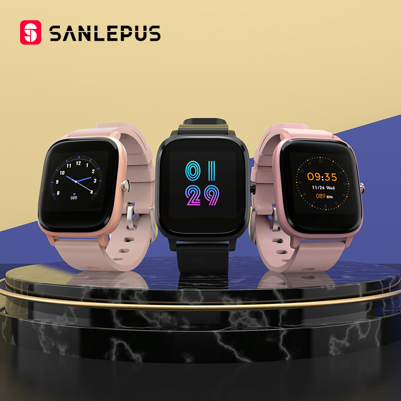 2021 SANLEPUS Smart Watch Sport Heart Rate Monitor Waterproof Fitness Bracelet Men Women Smartwatch For Android iOS Apple Xiaomig, Black
2021 SANLEPUS Smart Watch Sport Heart Rate Monitor Waterproof Fitness Bracelet Men Women Smartwatch For Android iOS Apple Xiaomig, Black