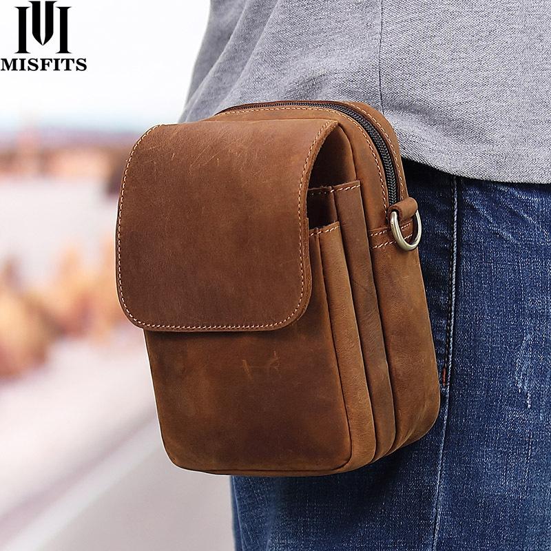 Leather Men Casual Design Small Waist Bag Cowhide Fashion Hook Men's Diagonal Retro Outdoor Bags
Leather Men Casual Design Small Waist Bag Cowhide Fashion Hook Men's Diagonal Retro Outdoor Bags
