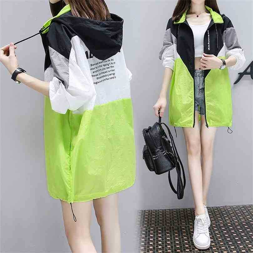 Women Clothes Plus Size Trench Coat Spring Summer Hooded Medium Long Coats Womens Patchwork Colot Streetwear Thin Outwear 210525, 14
Women Clothes Plus Size Trench Coat Spring Summer Hooded Medium Long Coats Womens Patchwork Colot Streetwear Thin Outwear 210525, 14