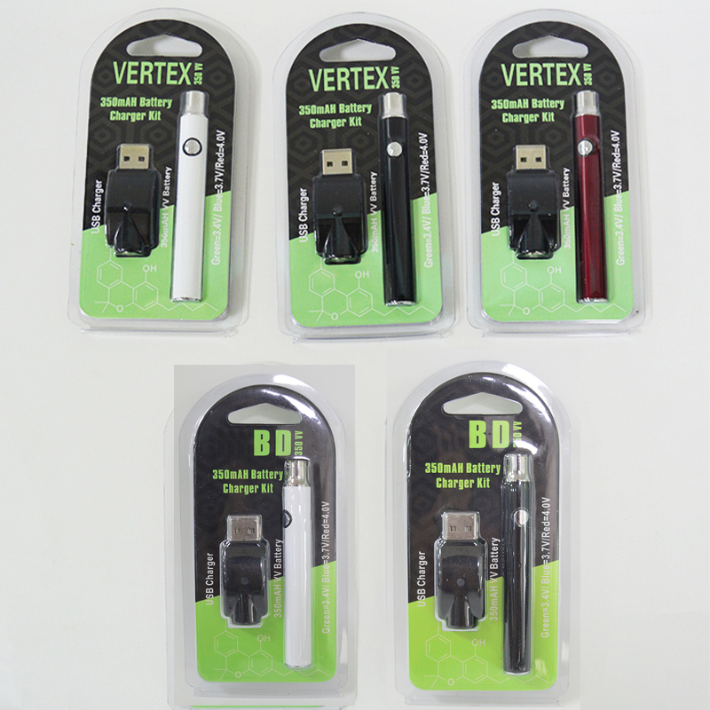 Vertex Preheat Batteries Vape Pen Battery 510 Thread E-Cigarettes 350mah Preheating Variable Voltage Batterys with USB Charger Starter Kit Thick Oil Atomizer
Vertex Preheat Batteries Vape Pen Battery 510 Thread E-Cigarettes 350mah Preheating Variable Voltage Batterys with USB Charger Starter Kit Thick Oil Atomizer