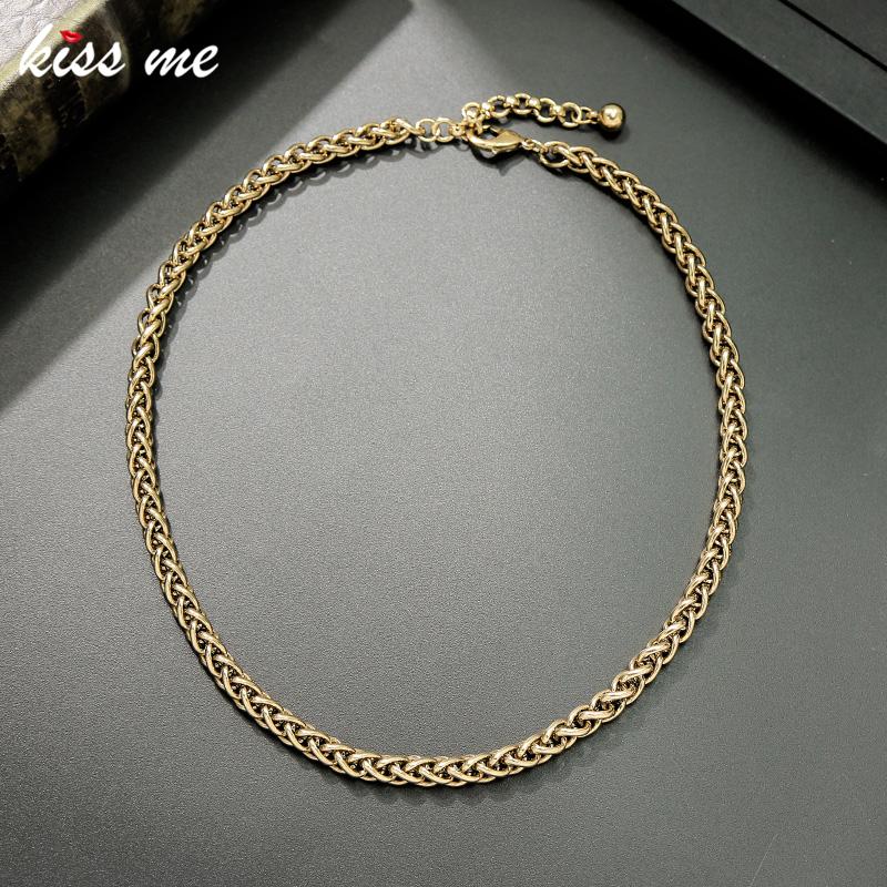 Chains Kissme Vintage Style Necklaces For Women Handmade Antique Gold Color Iron Choker 2022 Fashion Jewelry Wholesale, Silver
Chains Kissme Vintage Style Necklaces For Women Handmade Antique Gold Color Iron Choker 2022 Fashion Jewelry Wholesale, Silver