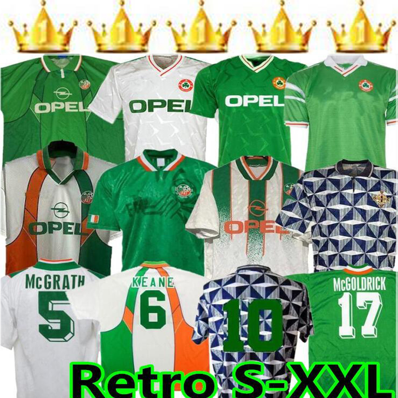 Retro vintage 1988 1990 1992 1994 1995 1996 1997 1998 Ireland soccer jersey Republic of Ireland football shirt National 90 World cup Norther, Black;yellow
Retro vintage 1988 1990 1992 1994 1995 1996 1997 1998 Ireland soccer jersey Republic of Ireland football shirt National 90 World cup Norther, Black;yellow