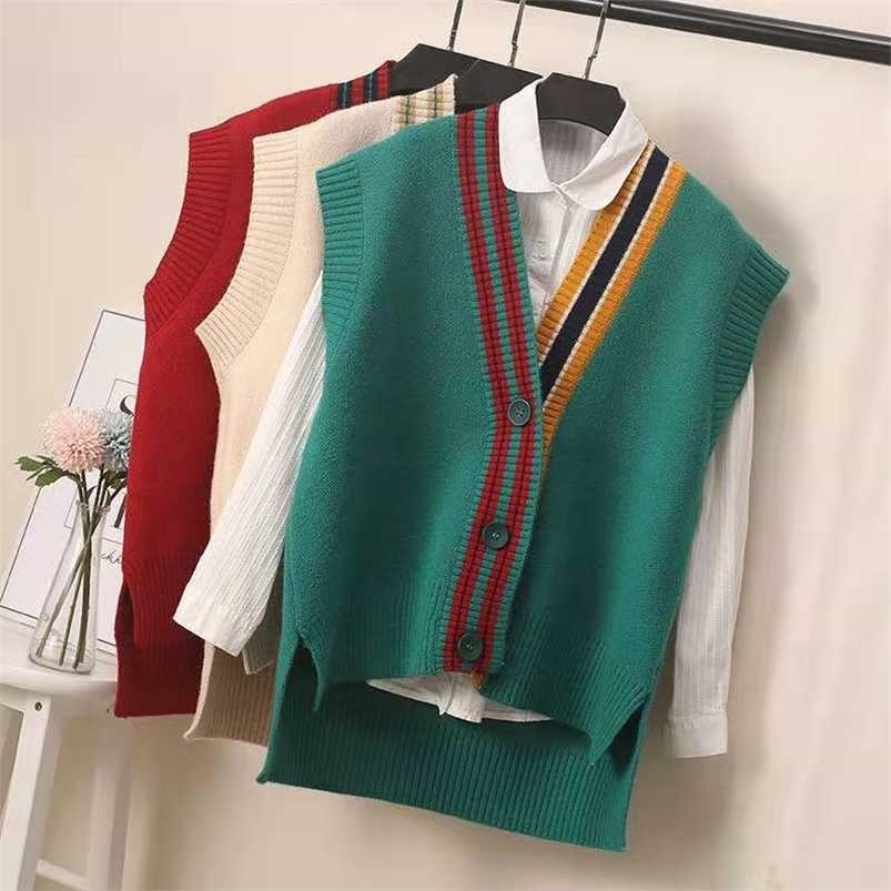 Fashion Vests For Women Sleeveless Women's Spring Jacket Single Breasted Knitted Loose Vest Preppy Style Autumn 211109, Purple
Fashion Vests For Women Sleeveless Women's Spring Jacket Single Breasted Knitted Loose Vest Preppy Style Autumn 211109, Purple
