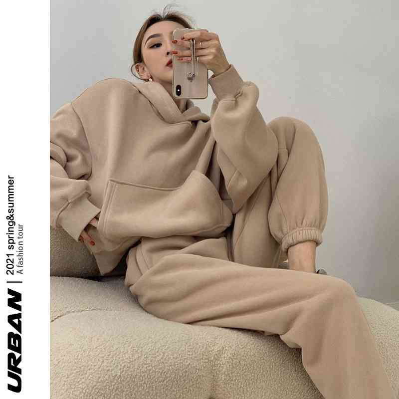 Sports suit American short fleece sweater Pants Set 2021 autumn and winter new leisure two-piece set, Gray
Sports suit American short fleece sweater Pants Set 2021 autumn and winter new leisure two-piece set, Gray