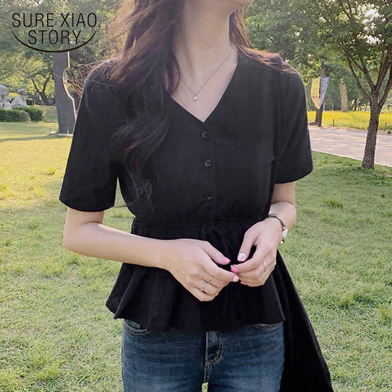 Femme Casual Short Sleeve Linen Cotton Lace Up Plus Size Girls Blouse Summer White Blouses Embroidery Shirt Women Tops 10108 210527
Femme Casual Short Sleeve Linen Cotton Lace Up Plus Size Girls Blouse Summer White Blouses Embroidery Shirt Women Tops 10108 210527