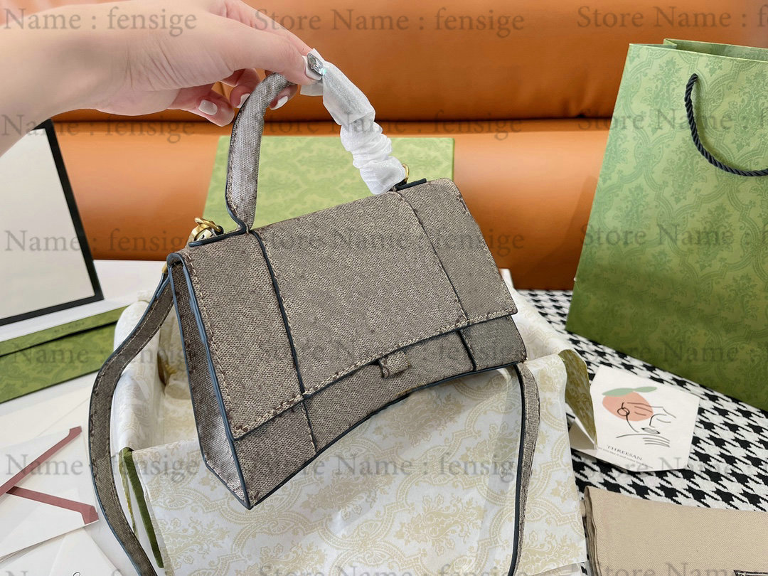 The Hacker Project Small Hourglass Bag 681697 Luxurys Designers Women Handle Bag Tote In Beige And Ebony Canvas Leather Cross Body, #1
The Hacker Project Small Hourglass Bag 681697 Luxurys Designers Women Handle Bag Tote In Beige And Ebony Canvas Leather Cross Body, #1